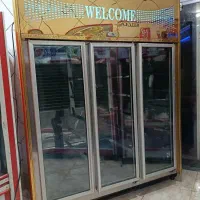یخچال ویترینی 3درب یک سمت نما استیل طلایی|فروشگاه و مغازه|اهواز, فرهنگ شهر|دیوار