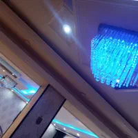 ساخت و طراحی لوستر های کریستالی|لوستر و چراغ آویز|شهرکرد, |دیوار