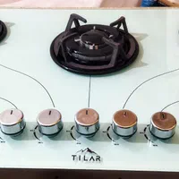 اجاق گاز سفید ۵ شعله|اجاق گاز و لوازم برقی پخت‌وپز|رشت, حمیدیان|دیوار