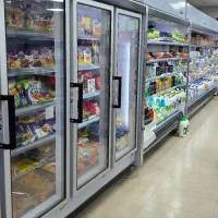 بوشهر قفسه یخچال پرده پرده فروشگاهی جزیره چک اوت|فروشگاه و مغازه|بوشهر, |دیوار