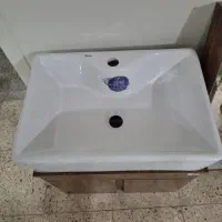 ست کابینت روشویی به همراه آینه باکس ضد آب