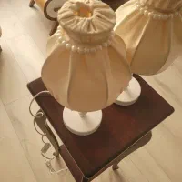 یک جفت آباژور رومیزی ست|چراغ خواب و آباژور|کرج, شهرک ولیعصر|دیوار