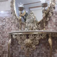 اینه کنسول برنزی برنجی|صنایع دستی و سایر لوازم تزئینی|کرج, اخگرآباد|دیوار