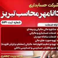 انجام امورات حسابداری،بیمه،مالیات و حسابرسی