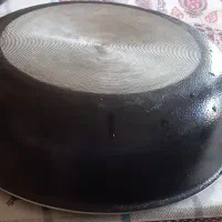 یک عدد تابه تفلون ویک عددقابلمه کار کرده تفلون|ظروف پخت‌وپز|گرگان, |دیوار