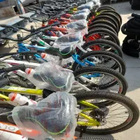 دوچرخه‌)وارداتی با زین طبی لاستیک پهن ارزان)