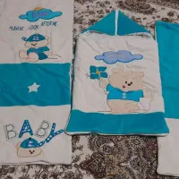 سرویس خواب بچه سه تیکه سالم مخملی