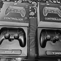 دسته‌ بازی بلوتوثی ps4 و کامپیوتر (لپ تاپ) / ۲ عدد|کنسول، بازی ویدئویی و آنلاین|دهدشت, |دیوار