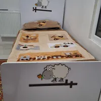 تخت وکمددرجه یک بعلاوه روتختی سه بُعدی|اسباب و اثاث بچه|کرمانشاه, |دیوار