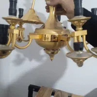 لوستر طلای لوستر بسیار زیبا 1عدد یعنی