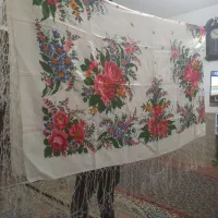 روسری یاچارقدترکمنی ابریشم بزرگ فروشی