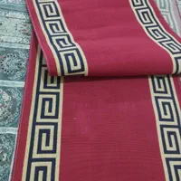 فرش قرمز تشریفاتی کاشان،مدل ورساچه طول 14 عرض 1متر|فرش|ابهر, |دیوار