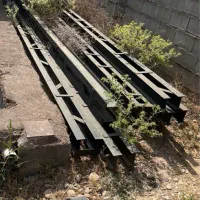 ۸ عدد تیرآهن دوبل ۱۴ نو استفاده نشده