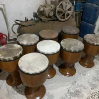 تنبک ترکه ای با چوب ملچ با گارانتی|سازهای سنتی|بهشهر, |دیوار