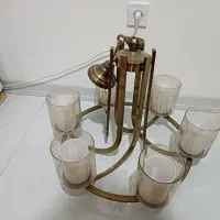 لوستر آویز برنزی