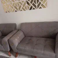 مبل هفت نفره کاملا سالم|مبلمان خانگی و میز عسلی|رشت, شهرک الغدیر|دیوار