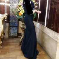 لباس مجلسی ترک مشکی سایز ۳۸|لباس|ری, دولت‌آباد|دیوار