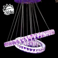 لوسترکلیپسی ۳۰ سانت کریستالی تابش فروز شرق|لوستر و چراغ آویز|مشهد, خین عرب|دیوار