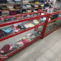 دو عدد ویترین شیشه ای