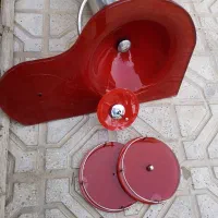 روشویی شیشه ای کامل باتمام لوازم درحدنو