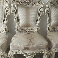 ۴عدد مبل سلطنتی یک نفره کامل نو اصلا استفاده نشده