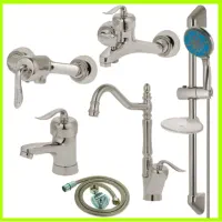 بسته کامل شیر آلات ۶عدد فقط 5500/ جنس برنج+گارانتی