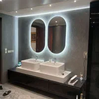 نصب و اجرای شیشه سکوریت پارتیشن  آینه دکور ورومیزی