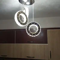 لوستر سه شاخه کریستال