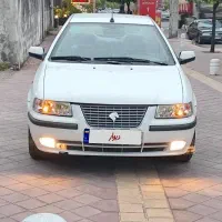 سمند LX سفید بی رنگ