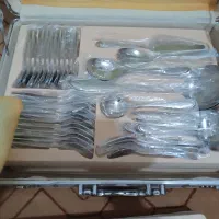 سرویس قاشق و چنگال نو استیل برند mgs المان|ظروف سرو و پذیرایی|تهران, مجیدیه|دیوار