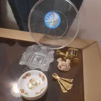ظروف زیبا نعلبکی و پسته خوری قدیمی انتیک عتیقه|ظروف سرو و پذیرایی|تهران, اسکندری|دیوار