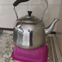 کتری مجلسی استیل خارجی بزرگ قدیمی