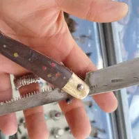 چاقوی قدیمی دسته شاخ قدیمی