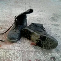 دو پوتین سربازی بهمن سایز 41 و یک 42|کیف، کفش، کمربند|شیراز, نیستان|دیوار