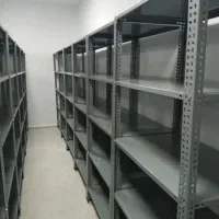 قفسه فلزی طوسی پیچی قیمت مناسب هم نو هم استوک