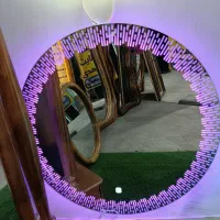 آینه رینگلایت طرحدار بکلایت لمسی|آینه|ارومیه, |دیوار