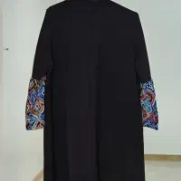 مانتو کرپ مشکی زنانه سایز ۴۴|لباس|تهران, صادقیه|دیوار