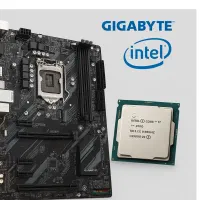 سی پی یو i7 9700 + مادربرد gigabyte b365 hd3