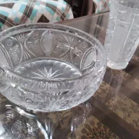 آجیل خوری کریستال و گلدان کریستال