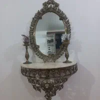 آیینه شمعدان برنز