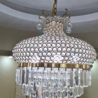 سه عدد لوستر کریستالی زیبا|لوستر و چراغ آویز|تهران, تهرانپارس غربی|دیوار