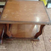 گل میز چوبی