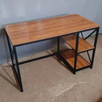 میز تحریر و کامپیوتر چوبی و فلزی مدل 202