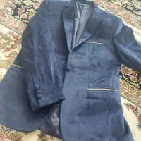 کت مخمل سورمه ای پسرانه