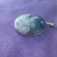 عقیق مصور قاب نقره|جواهرات|زاهدان, |دیوار