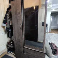 جاکفشی ایستاده آینه به همراه آویز لباس