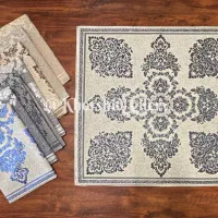 رومیزی مربع شانل سیم بافت