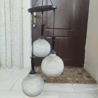 لوستر سه حباب