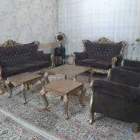 مبل 7نفره کارتهران چوب راش مقاوم وشیک