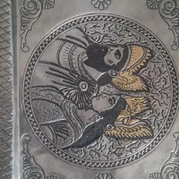 سینی برنجی قلمزنی شده|کلکسیون اشیاء عتیقه|بیرجند, |دیوار